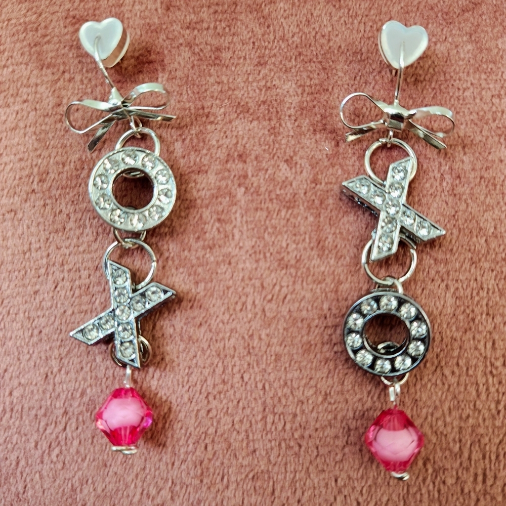 Handmade xo earrings